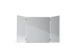 Trendteam Armadio Specchio Amanda Toilette Bianco Melamina/Vetro Specchio 100 X 67 X 15 Cm