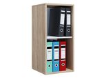 Scaffale E Libreria Dell'ufficio Lona Sonoma Oak A. 74 X L. 35 X P. 37 Cm