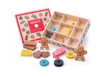 Scatola Dei Giocattoli Bigjigs Con Biscotti Di Legno