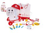 Set Medico / Medico In Plastica 21 Pezzi In Valigetta Di Plastica Su Ruote 25X35X15Cm