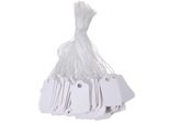 Inf Etichette Regalo, Etichette In Carta Con Cordino Bianco 100 Pz