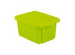 Box Curver Essentials, Con Coperchio, 45 Litri, Verde, 57X40X30 Cm