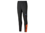 Puma Individualcup Calcio Formazione Pantaloni Bambini Nero Arancione Dimensioni 176
