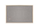 Zeller 11272 Zeller Pinnwand 80,0 X 60,0 Cm Leinen Grau