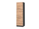 Vicco Mobile Per Forno Da Incasso Fame-Line, 60 Cm, Quercia Dorata/Antracite