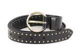 Vanzetti Pelle Cintura Slim Belt W75 Black Nero