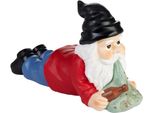 Brubaker Gnomo Da Giardino Ubriaco - Gnomo Vomitante Con Bottiglia Di Birra - Figura Da Giardino Divertente - Decorazione Resistente Alle Intemperie Per Il Campeggio In Giardino - Decorazione Da Giardino Per Esterni - 24 Cm
