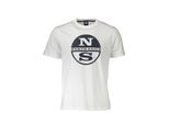 North Sails T-Shirt Uomo Tessile Bianco SF17691 - Taglia: 2XL