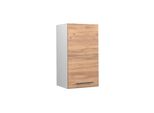Vicco Pensile Da Cucina Fame-Line, 40 Cm, Quercia Dorata/Bianco