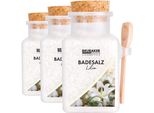 Sali Da Bagno Brubaker 3X 400 G - Fragranza Giglio - Additivo Da Bagno Con Estratti Naturali - Bagno Di Benessere Per Il Relax, La Ricreazione E La Cura Del Corpo