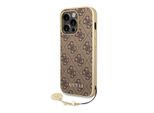 Guess Guhcp14Lgf4Gbr Iphone 14 Pro6,1 BrąZowy/Brown Custodia Rigida 4G Charms Collection