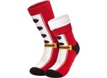 Brubaker Calze Natalizie Spesse - Calze Natalizie Accoglienti - Calze Calde Antiscivolo Calze Invernali Per Uomo E Donna - Calze Da Letto Con Tappo Regalo Per Babbo Natale