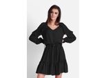 Ivon Abito Da Donna In Chiffon Zarruq Nero 34
