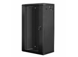 Lanberg WF01-6422-10B Armadio Rack 22U A Parete Nero