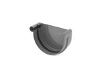 Bryza Grondaia Frontale Sinistra In Plastica Ø 150 Mm, Antracite Ral 7021