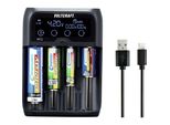 Voltcraft IPC-2 Nimh, Nicd, Liion, Lifepo Mini (Aaaa), Micro (Aaa), Mignon (Aa), Baby (C), Sub-C, A, 10440, 14500, 1465