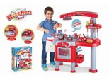 Giocattolo G21 Cucina Per Bambini Grande Con Accessori Rosso