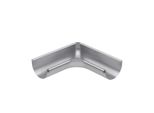 Bryza Angolo Di Scarico Interno Zincato Ø 125 Mm, Zincato Naturale