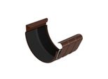 Bryza Raccordo Per Grondaia Zincato Ø 150 Mm, Marrone Ral 8017