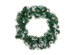 Ghirlanda Di Natale Fiocchi Di Neve Bianco Verde