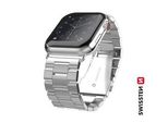 Swissten - Fascia In Metallo Per Apple Watch 38-41 Mm (Argento)