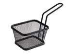 Aps 40626 Aps Servier-Frittierkorb Snackholder, 100 X 85 Mm, Schwarz