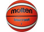 Molten Basket B7G-ST School Trainer Basket Arancione Avorio Gr 7