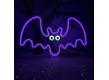 Forever Light FPNE11 Luce Notturna Neon Perspex Led Pipistrello Volante Insegna Luminosa Insegna Led Viola