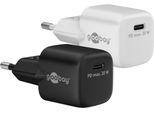 Goobay 65403 Caricatore Rapido USB-C™ Pd Gan Nano (20 W) Nero, Nero - 1X Connessione USB-C™ (Power Delivery)