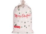 Sacco Di Natale Brubaker Buon Natale - Albero Di Natale Con Auto Rossa - 80 Cm Sacco Regalo Di Natale, 1 Pezzo