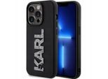 Karl Lagerfeld Klhcp15L3Dmbkck Custodia Rigida Per Iphone 15 Pro 6.1 Czarny/Nero Logo 3D In Gomma Glitterata