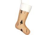 Brubaker Calza Di Natale Grande Da Riempire E Appendere - Calza Di Babbo Natale Da 52 Cm, 1 Pezzo