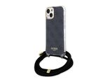 Guess Guhcp15Shc4Sek Iphone 15 / 14 / 13 6.1 Czarny/Black Hardcase Crossbody Cord 4G Print
