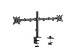 Supporto Da Tavolo Maclean Per 2 Monitor, Vesa 75X75 E 100X100, 17-32", 2X 9 Kg, MC-754N"