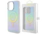 Guess Guhmp15Lhitsq Custodia Rigida Per Iphone 15 Pro 6.1 Turkusowy/Turchese Iml Iridescente Magsafe