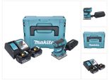 Levigatrice Orbitale A Batteria Makita Dbo 484 Rgj 18 V 112 X 102 Mm + 2X Batterie 6,0 Ah + Caricabatterie + Makpac