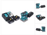 Levigatrice Vibrante A Batteria Makita Dbo 484 Rg 18 V 112 X 102 Mm + 2X Batteria 6,0 Ah + Caricabatterie