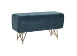 Dkd Home Decor Sgabello 90 X 31 X 47 Cm Metallo Turchese