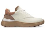 Clarks Sprintlitelace In Pelle Bianca E Marrone 37