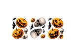 Clown Horror Palloncini Decorazione Freakshow Vari Disegni Spaventoso Party Finestra Decorazione Clown Sanguinario Tema Inquietante Decorazione Di Halloween, Colore: Arancione