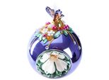 Brubaker Guaina Di Natale Premium Viola Con Statuetta Di Farfalla - 10 Cm Decorazione Per Albero Di Natale Con Perline