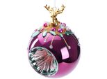 Brubaker Premium Guaina Di Natale Rossa Con Figura Di Cervo - 10 Cm Decorazioni Per L'albero Di Natale Con Perline