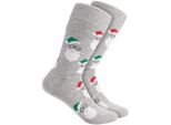 Brubaker 1 Paio Di Calze Natalizie Per Uomo E Donna - Calze Natalizie Divertenti, Barbe Di Babbo Natale, Taglia 41-45