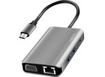 Logilink Dockingstation Logilink Usb 3.2 Gen 1 USB-C 7-Port UA0410 - 3.0 - Usb Typ C (UA0410)