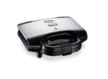 Tefal SM157236 Tostapane Per Panini - Potenza 700 W, 1 Piastra, Colore Nero / Acciaio Inox