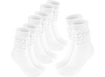 Brubaker Slouch - Calze Da Donna Per Fitness, Yoga E Allenamento - Calze Sportive Da Donna, Bianche, Taglia 39-42, 4 Paia