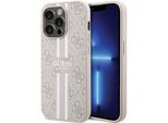 Guess Guhmp15Xp4Rpsp Custodia Rigida Per Iphone 15 Pro Max 6.7 RóżOwy/Rosa 4G Con Strisce Stampate Magsafe