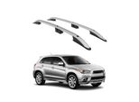 Tetto Turtle Roller Crown Mitsubishi Outlander Sport Mk3 2010 2011 2012 2013 2014 2015 2016 2017 2018 2019 2020 2021 2022 (Suv) , Argento