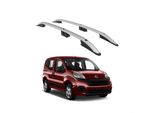 Tetto Turtle Corona Fiat Qubo Tutti 2008 2009 2010 2011 2012 2013 2014 2015 2016 2017 (Monovolume) , Argento