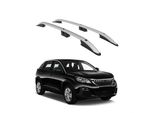 Tetto Turtle Roller Crown Peugeot 3008 All 2017 2018 2019 2020 2021 2022 2023 2024 (Suv) , Argento